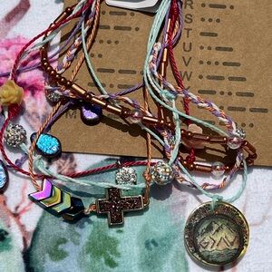 Women's Morse Code Pura Vida Style Handmade Bracelet